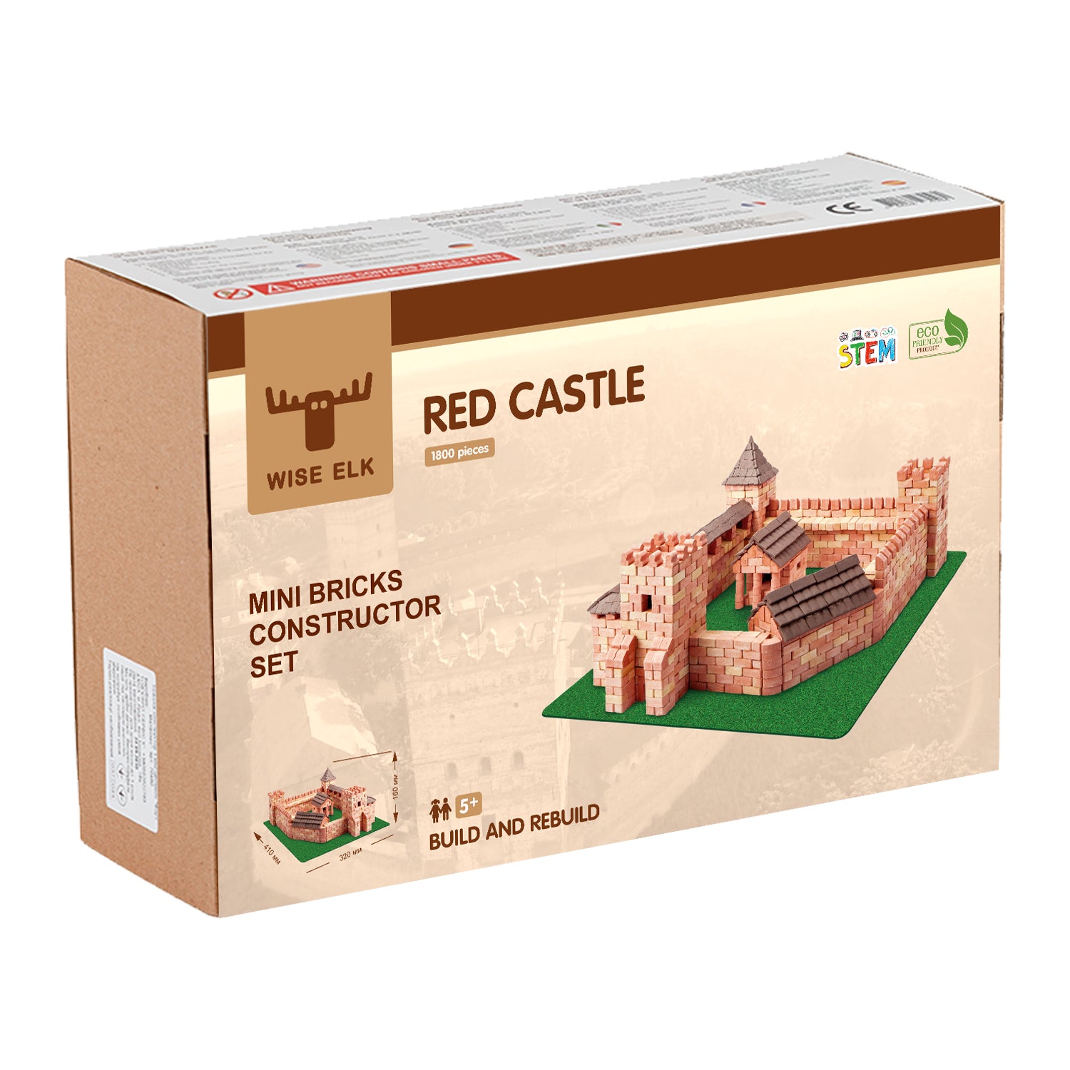 Wise Elk™ Red Castle | 1800 pcs.