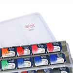 Set of watercolor paints "Classic" metal case, 21 colors, cuvette, ROSA Gallery