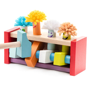 Wise Elk/Cubika Wooden Toy - Jumping Clowns