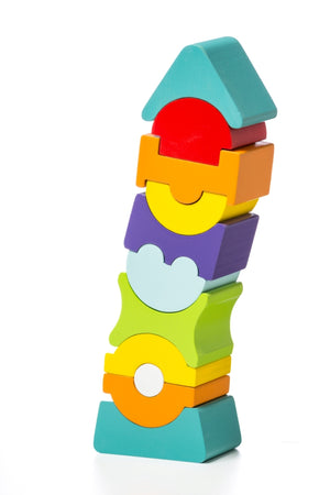 Wise Elk/Cubika Wooden Toy - Flexible Tower LD-9