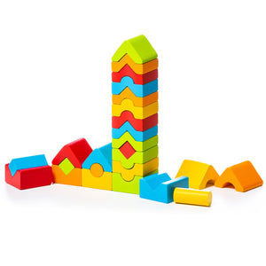 Wise Elk/Cubika Wooden Toy - Set of Stacking Towers LD-13
