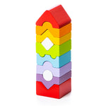 Wise Elk/Cubika Wooden Toy - Stacking Tower LD-10