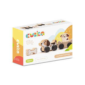 Wise Elk/Cubika Wooden Toy - Clever Puppies