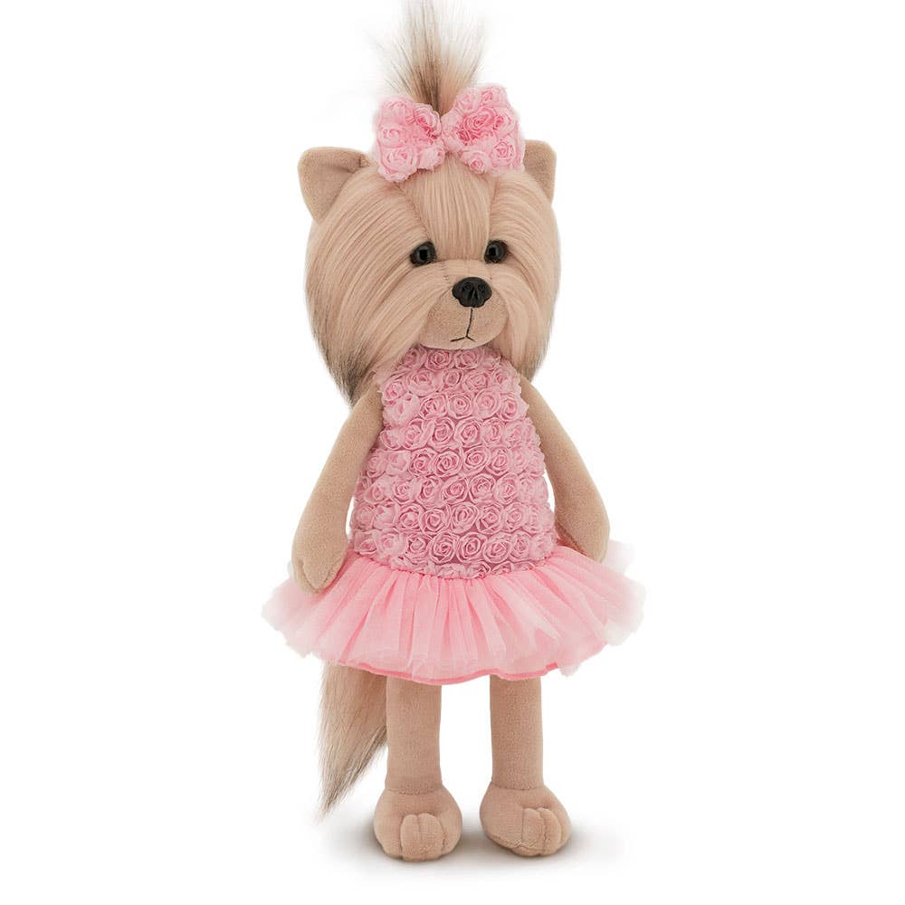 Wise Elk Dressed Up Stuffed Animal Lucky Doggy - Roses Mix